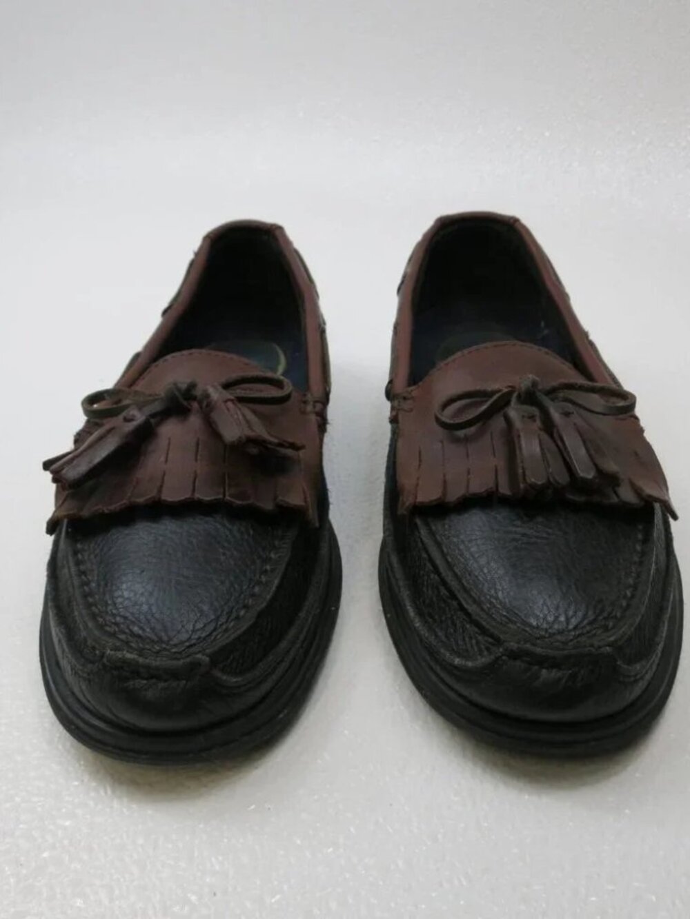 Nunn Bush Two-Tone Leather Dress Kiltie Tassel Loafers Footwear Shoes Men's 8 M - Picture 4 of 6